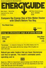 yellow energyguide label, Boston, Marlborough MA